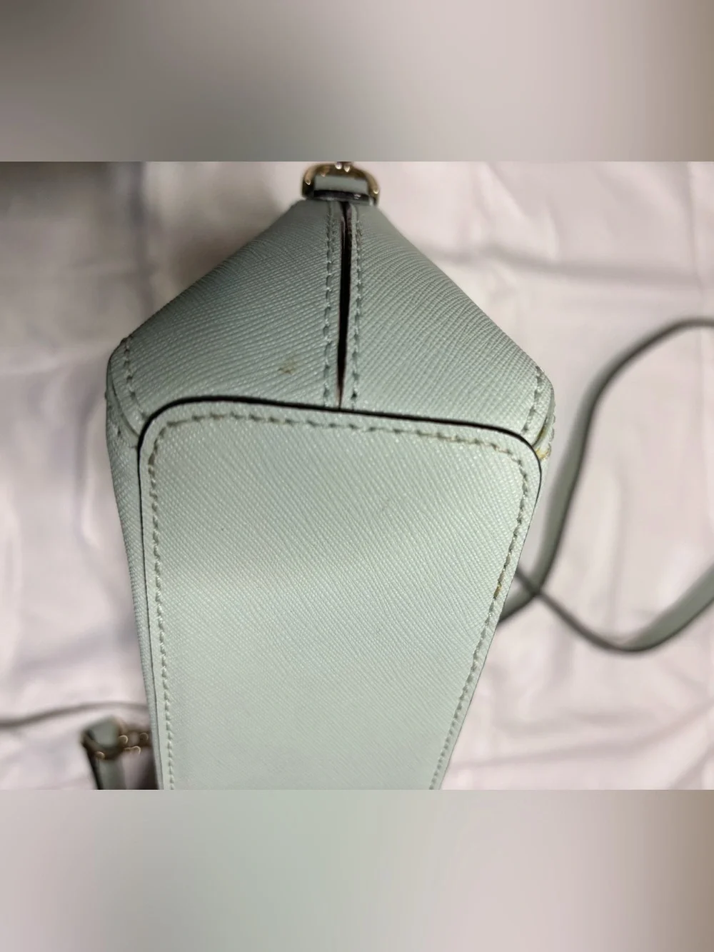 kate spade Perry Saffiano Leather Dome Crossbody